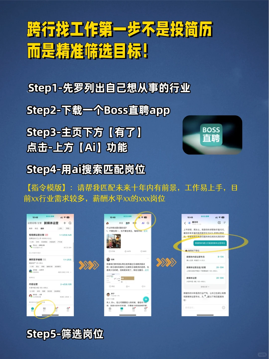 照着做，任何人都能跨行去任何想去的行业