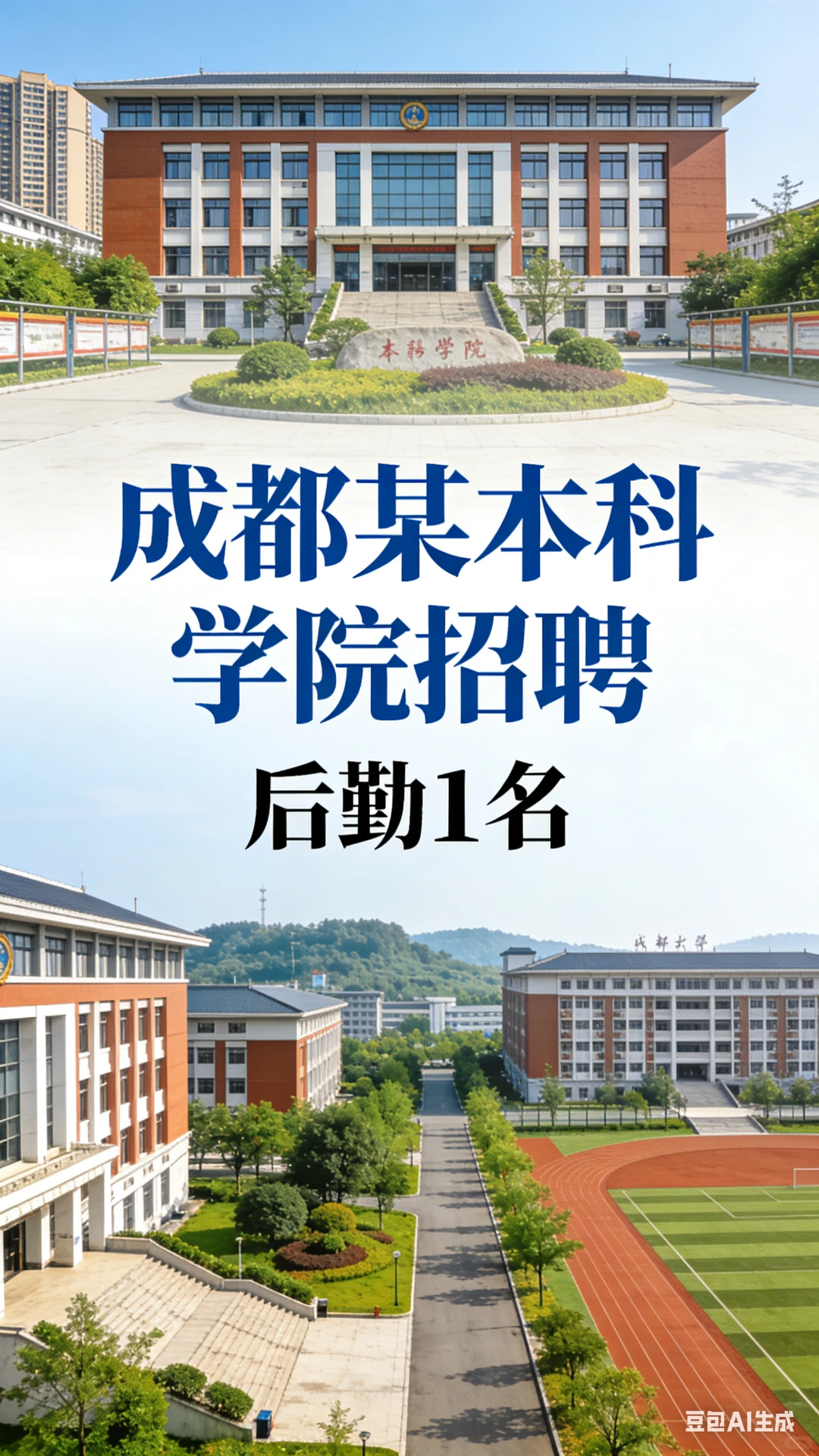 急！青羊区某国有企业招聘内勤一名