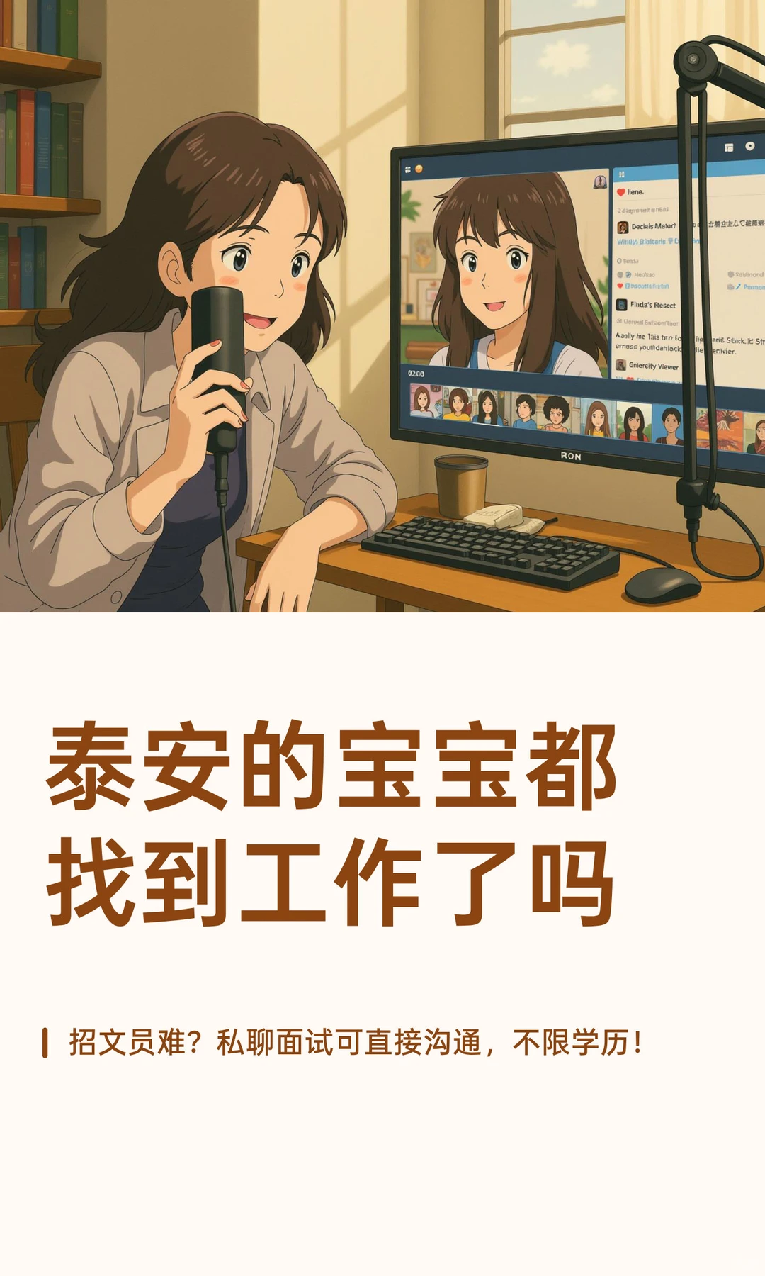 泰安的宝宝都找到工作了吗