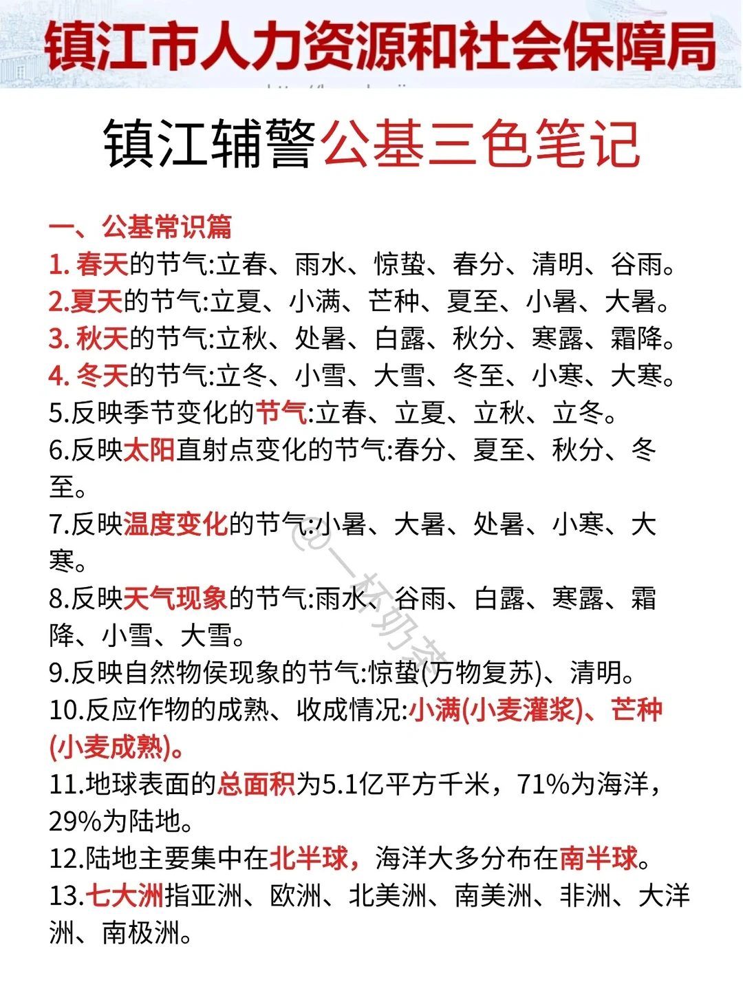 提醒一下，去参加镇江辅警考试的人！