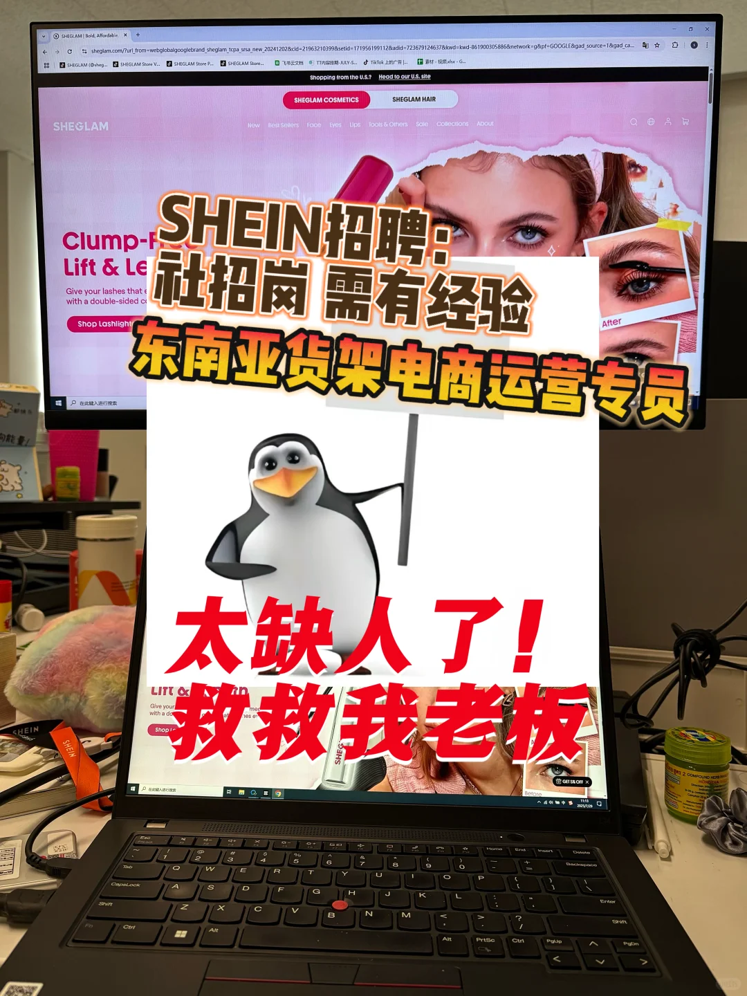 简历砸我！Shein急聘跨境货架电商运营专员