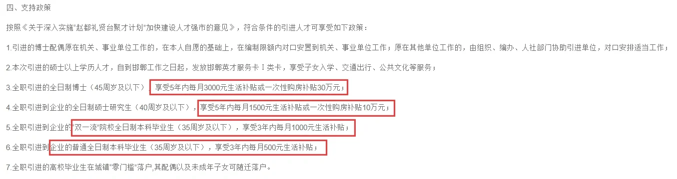 邯郸央企引进急需紧缺人才 264 名