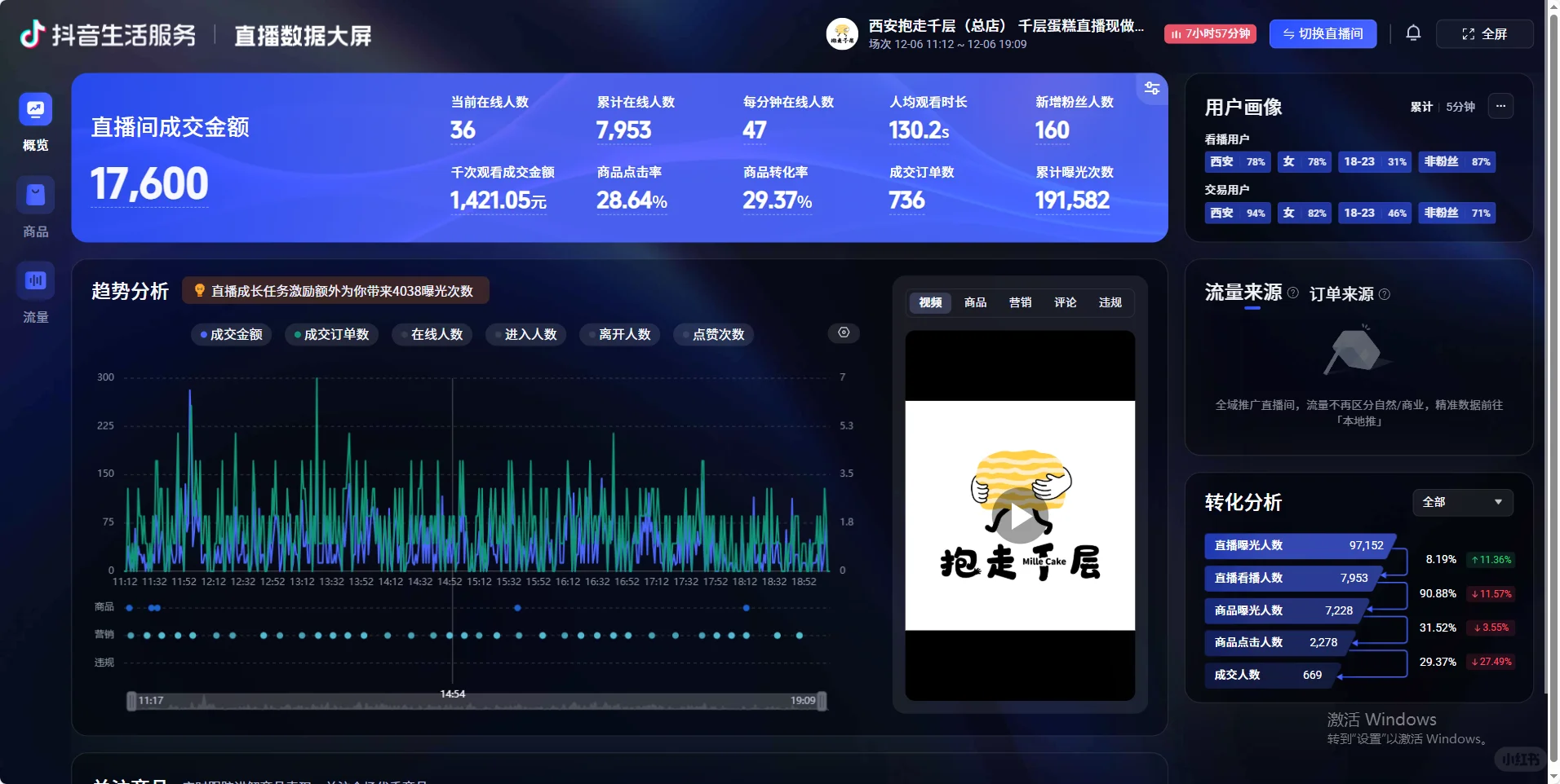 西安抱走千层直招实习主播，没经验也能做