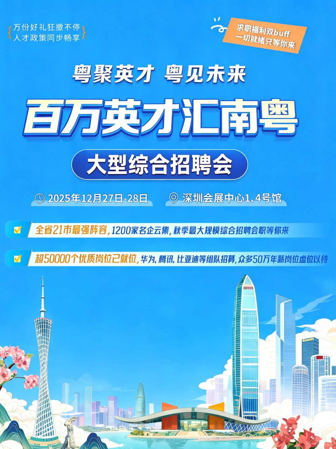 12月深圳留学生招聘会！搞完再也不投了