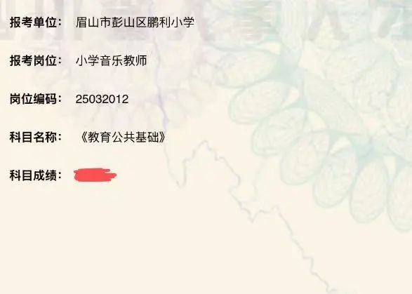 眉山市音乐教招