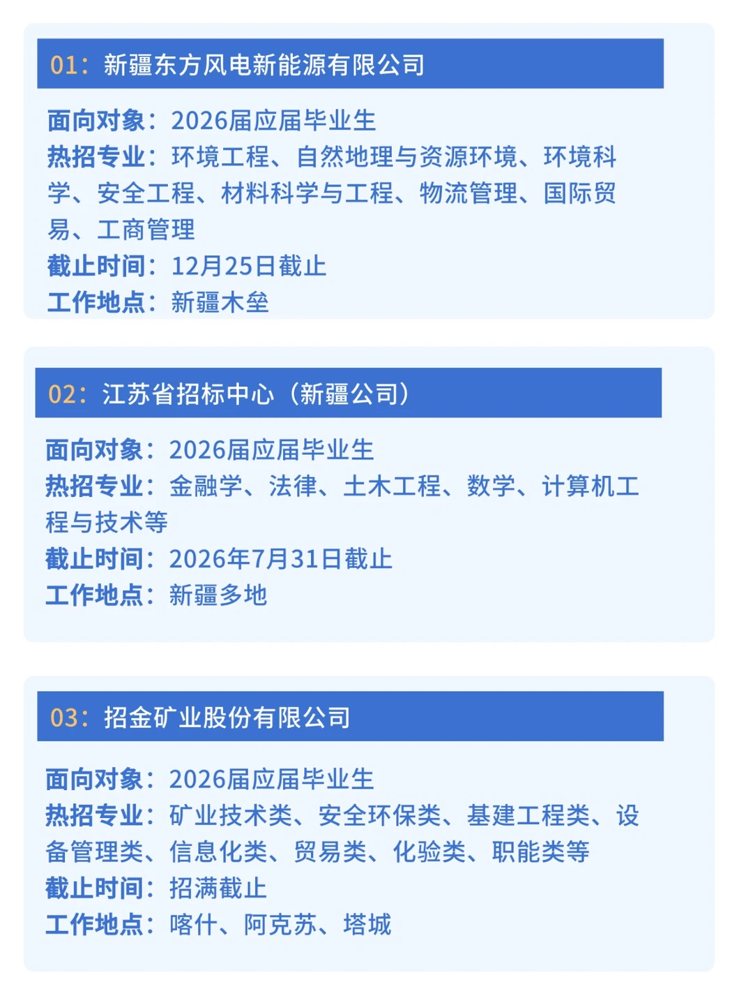 12.1 一天内开了好多新疆秋招补录...
