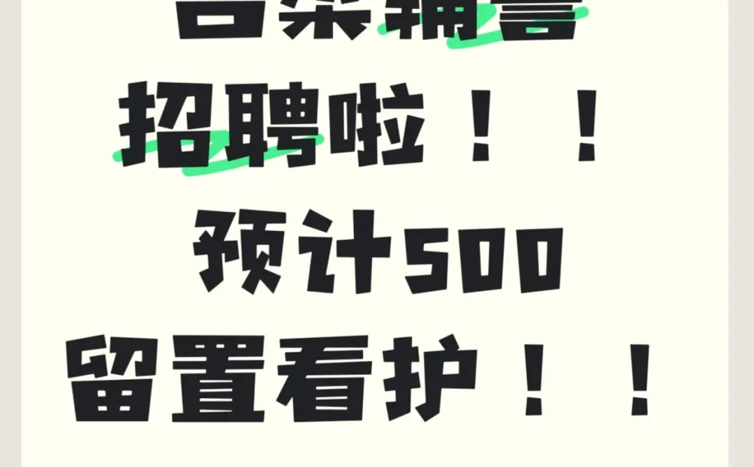 吕梁辅警招聘啦！！！！