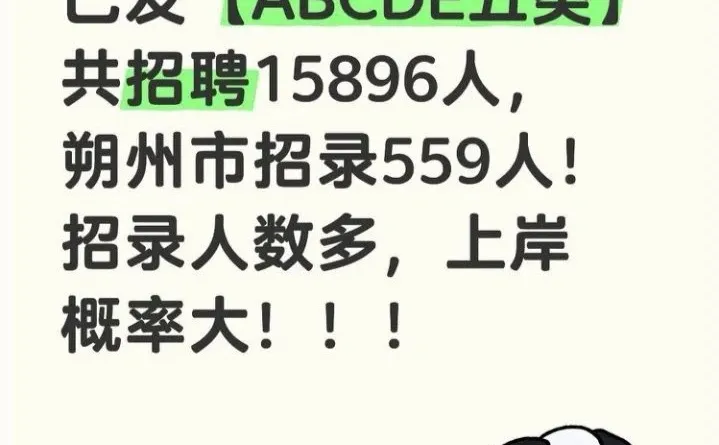 朔州也参加联考，招录人数多！！