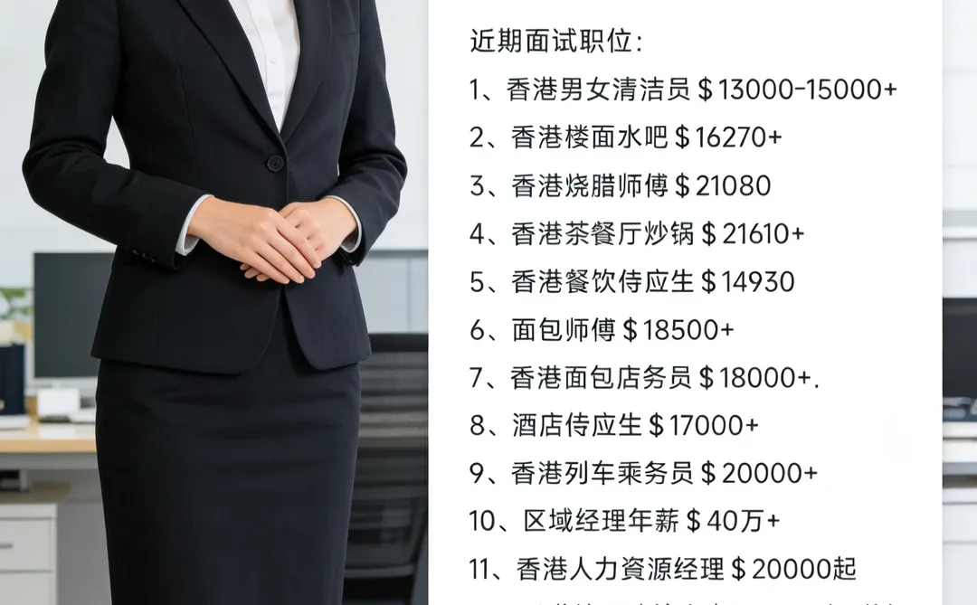 香港外劳招聘岗更新！