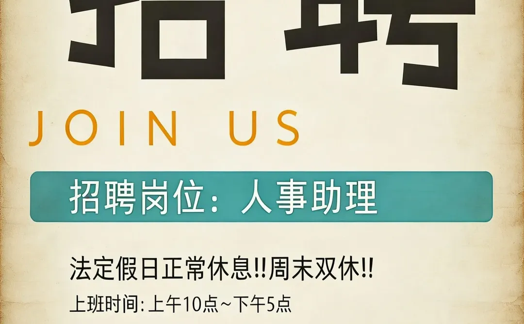 乌鲁木齐找工作的小伙伴看过来