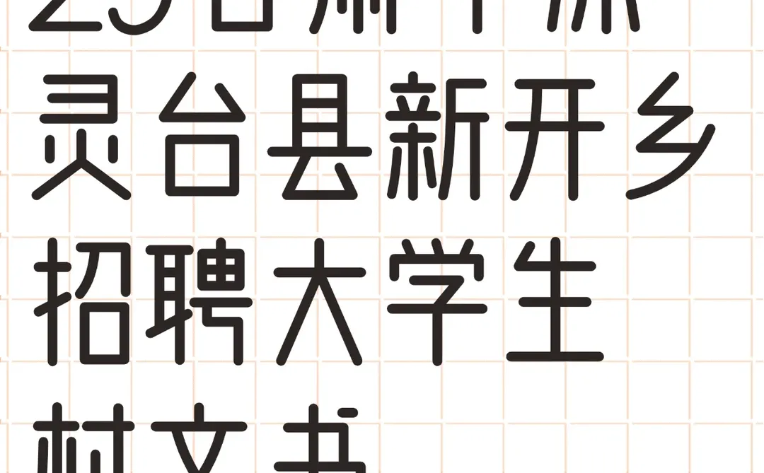 平凉市灵台县新开乡招聘大学生村文书