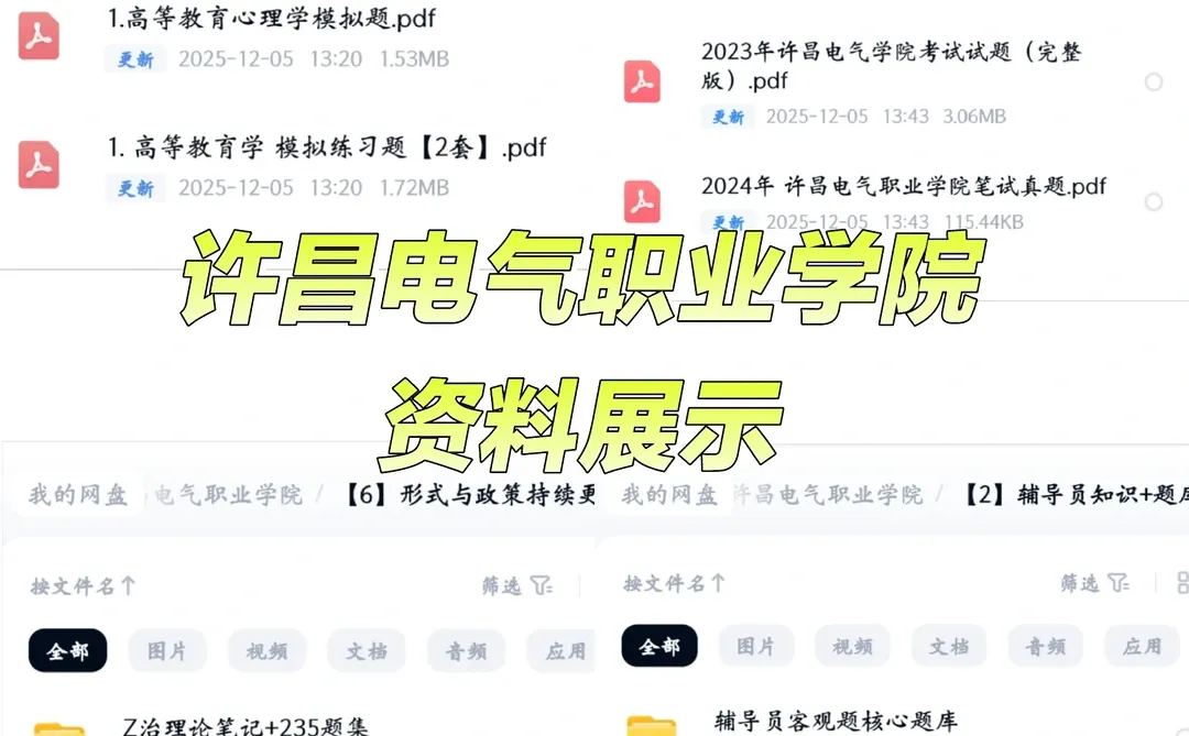 许昌电气职业学院招聘真题|上岸帖