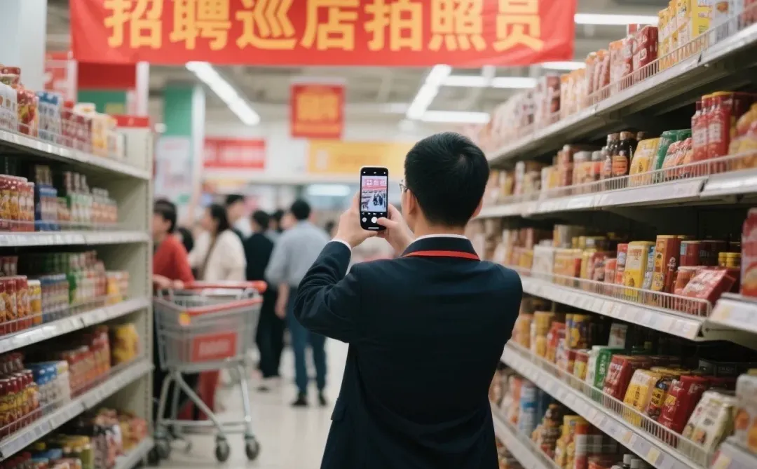 河南安阳县巡店拍照。日结：20元／店