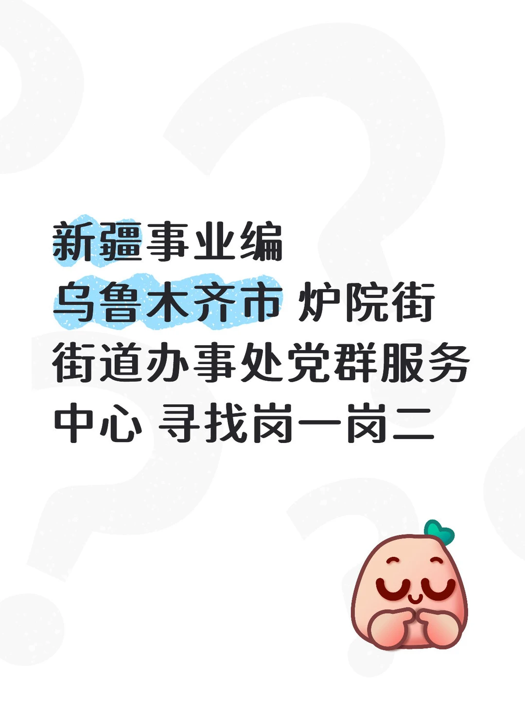 新疆乌鲁木齐市事业编