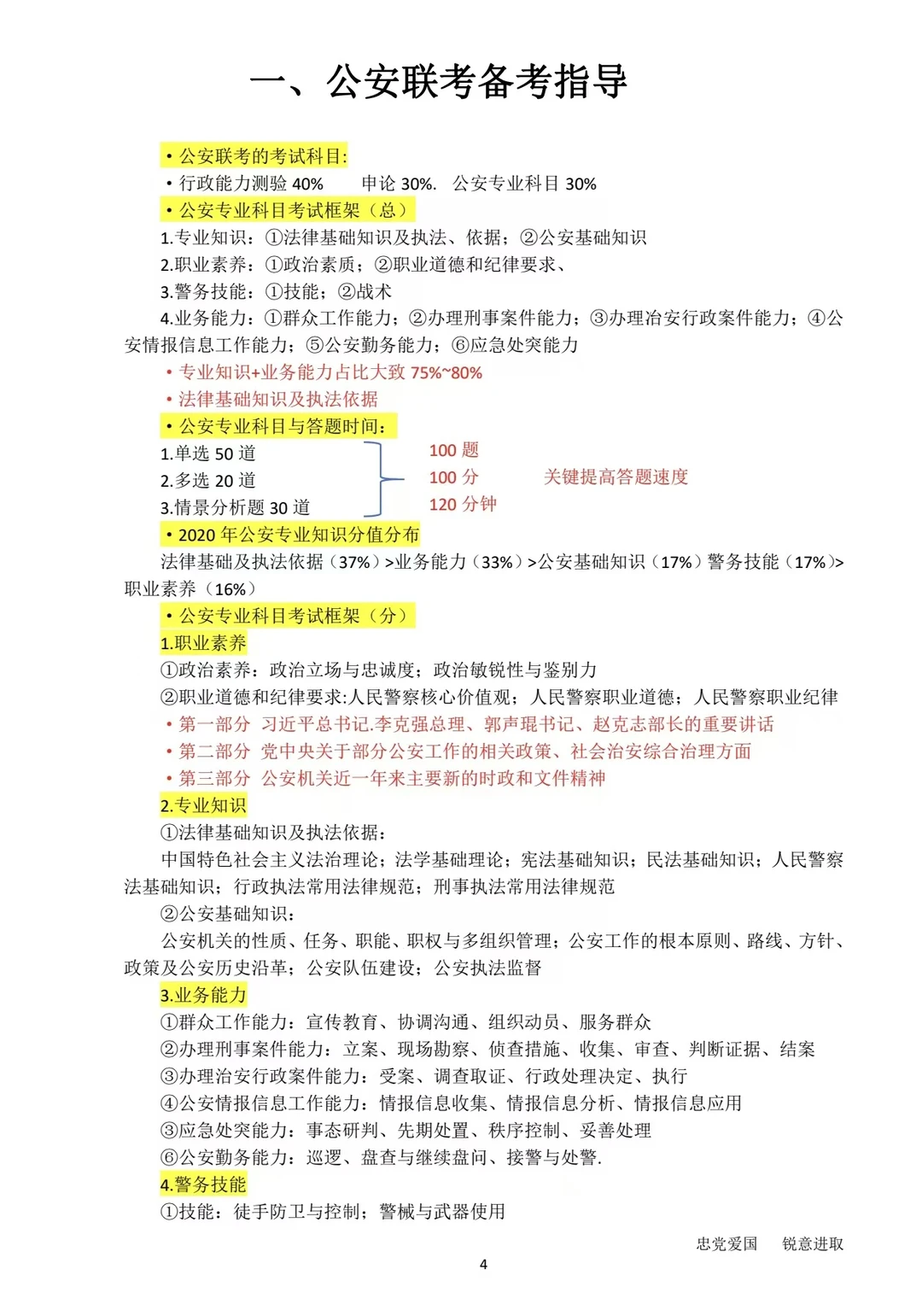 友情提醒参加四川乐山市公安局招聘