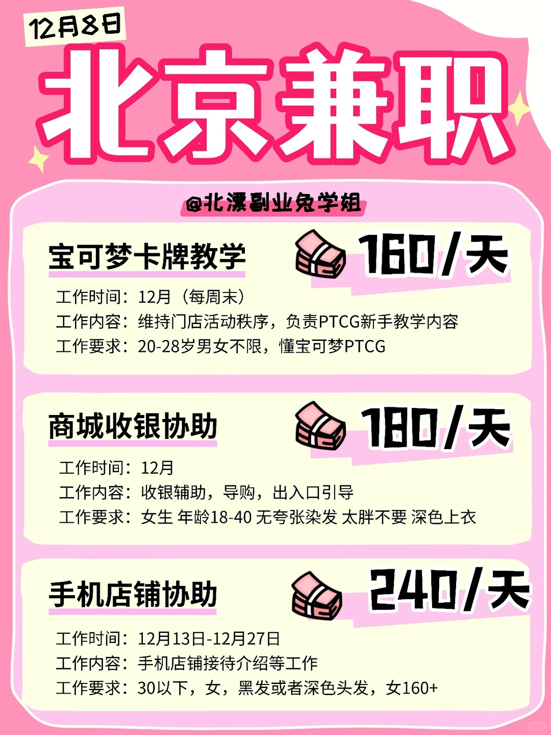 大学生可以做哪些兼职💰？书店、漫展合集