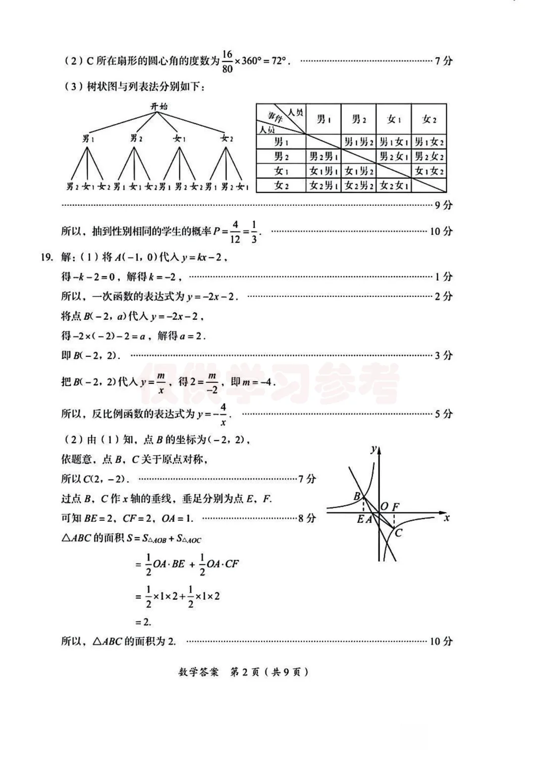 2025年四川省资阳市中考数学试卷含答案