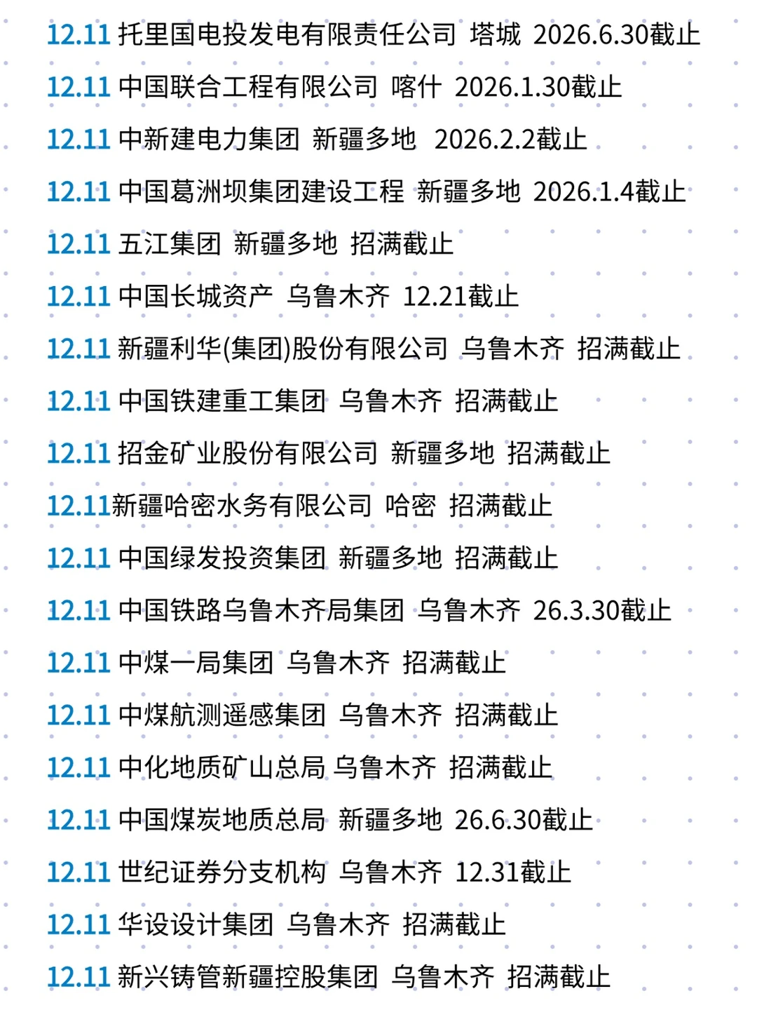 新疆秋招补录的含金量不用多说！