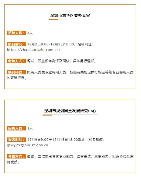 有编制！深圳事业单位招聘人数破万！