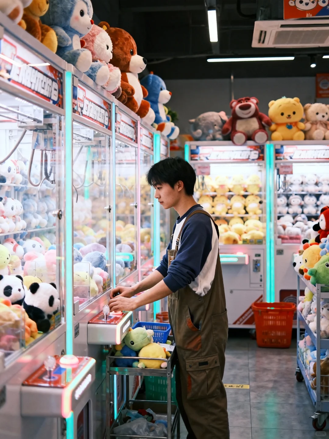 成都兼职：守护熊猫娃娃机