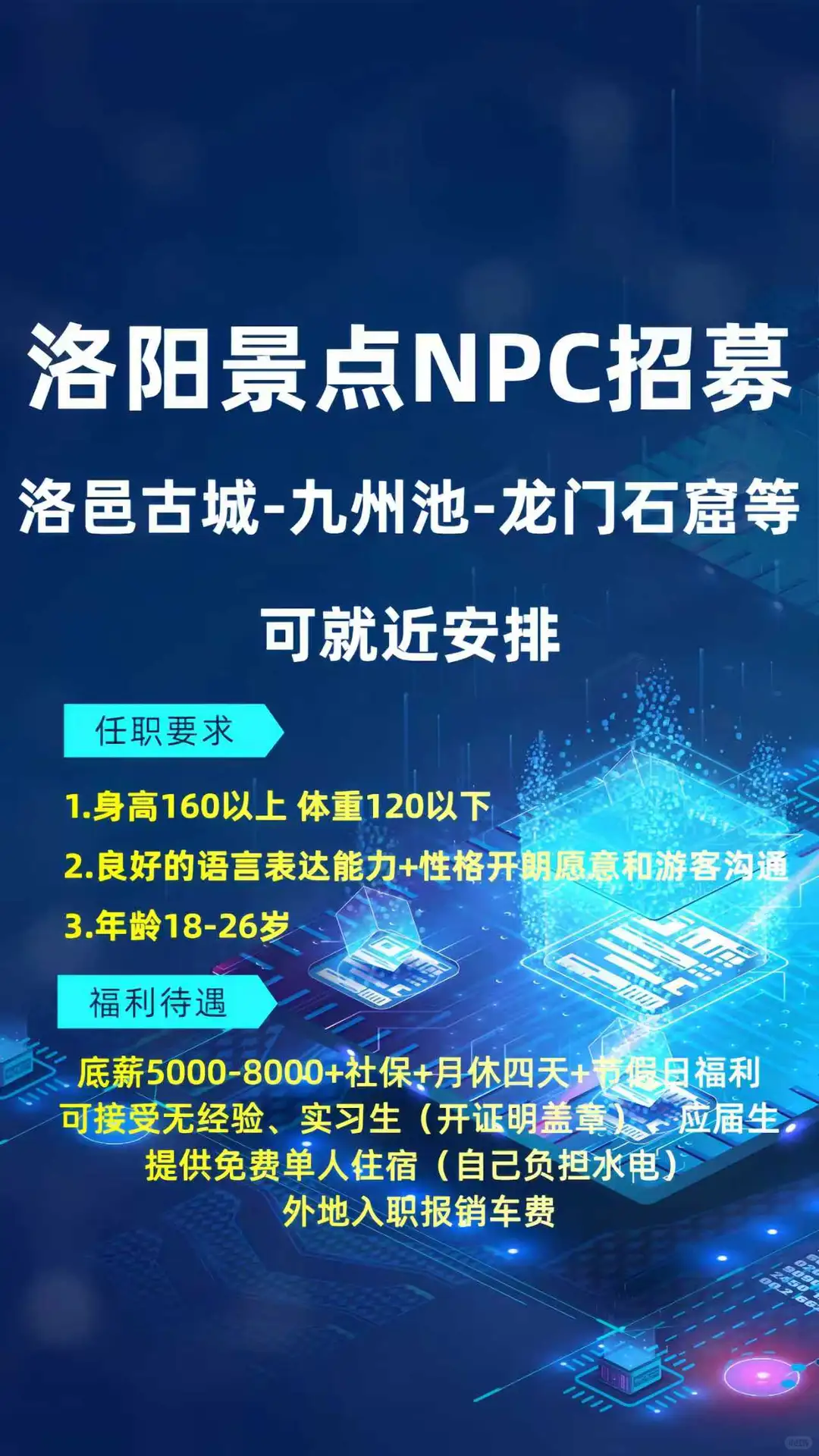 洛阳NPC 市区郊区都可就近