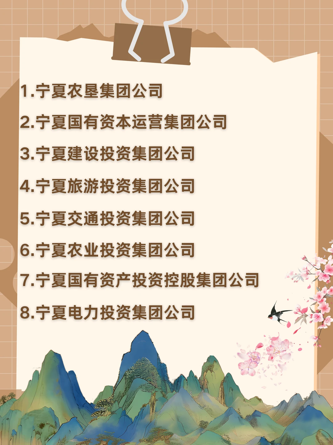 一定要去的央国企：宁夏篇~