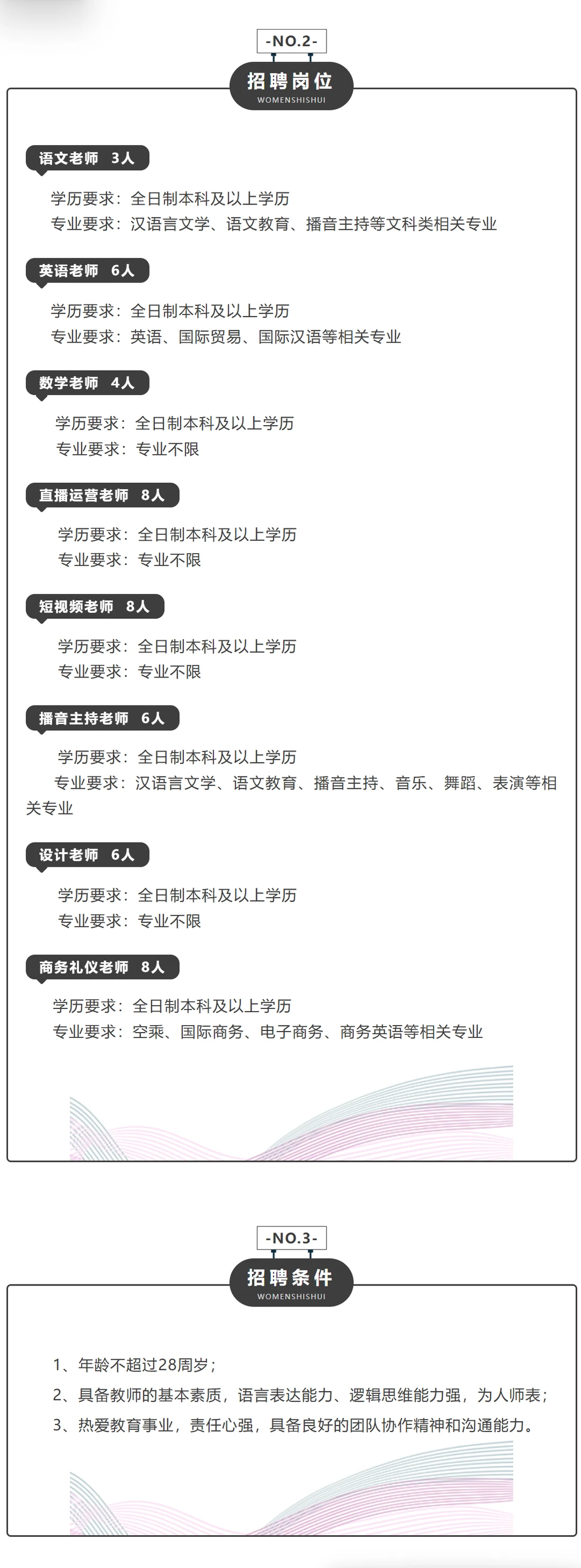 洛阳绿业信息中等专业学校招聘教师49人