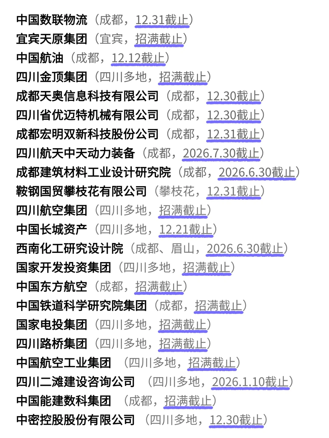 12.5 打响四川秋招补录第一枪！