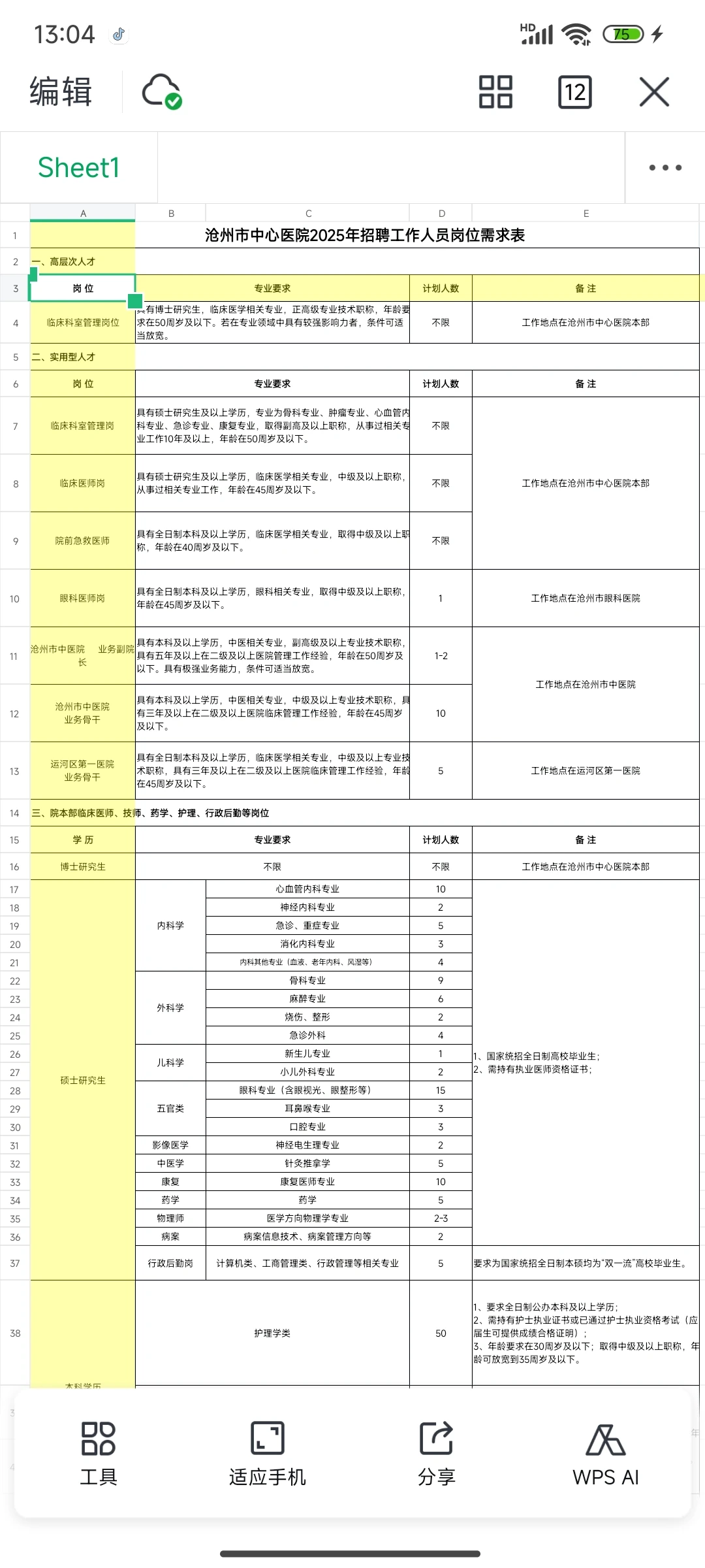 背完稳，沧州市中心医院无非就考这些