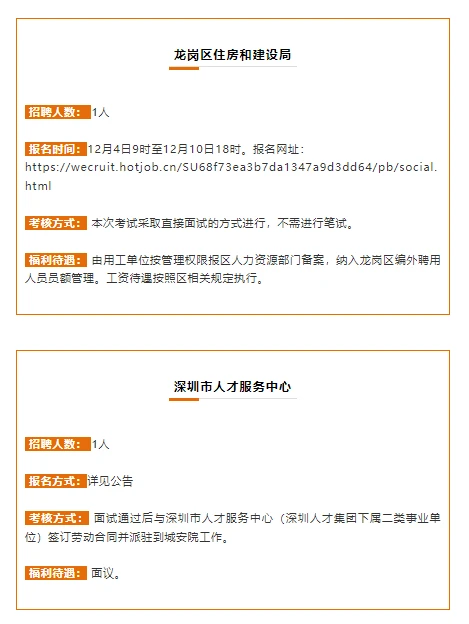 有编制！深圳事业单位招聘人数破万！