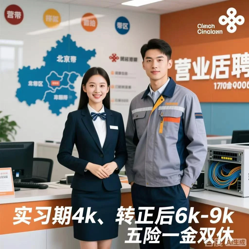 联通营业厅岗位