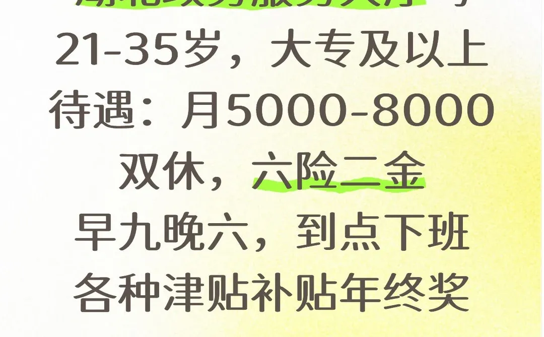 湖北政务服务大厅！！有意愿加入的嘛