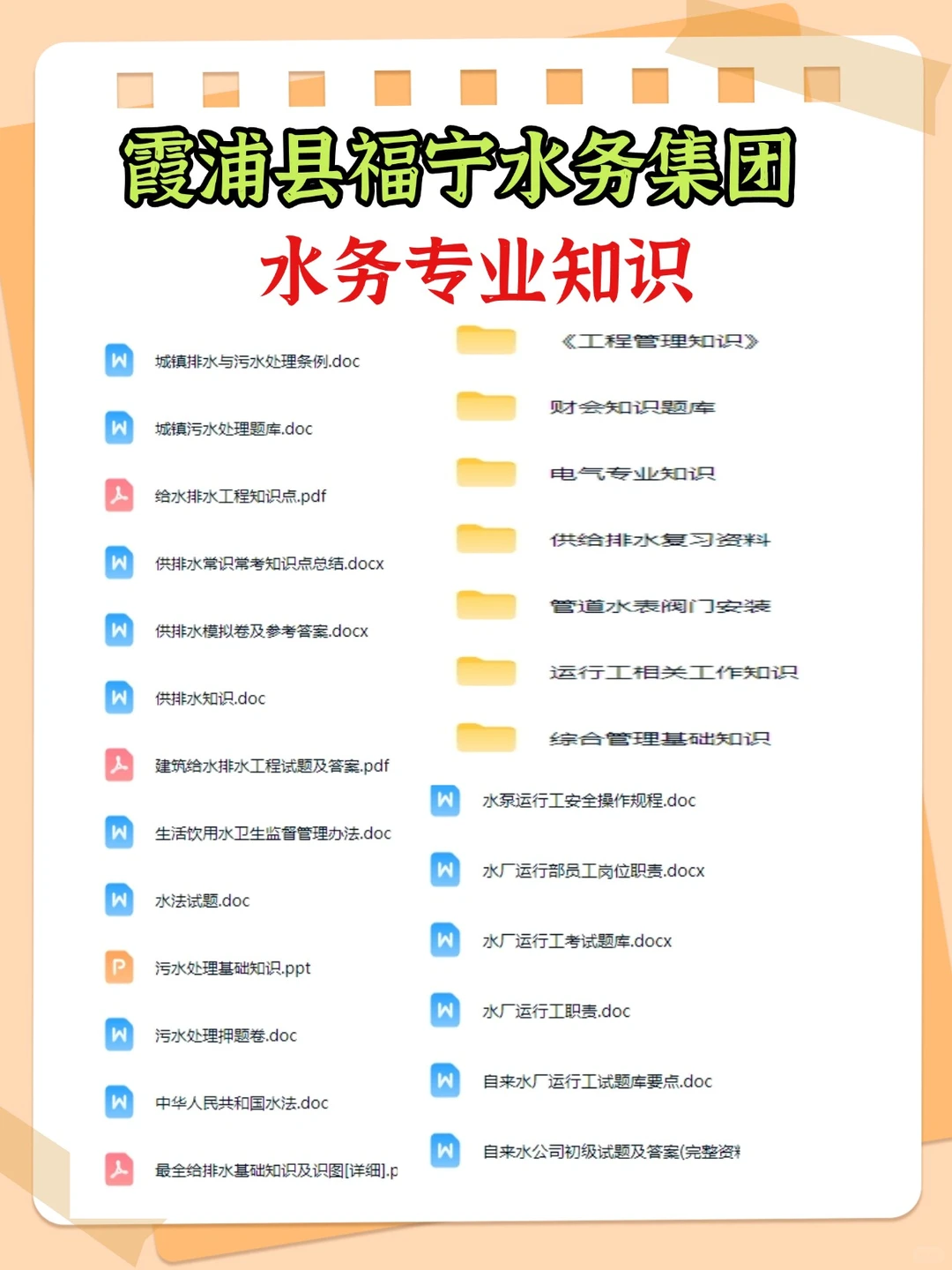 2026霞浦县福宁水务集团笔试面试备考资料