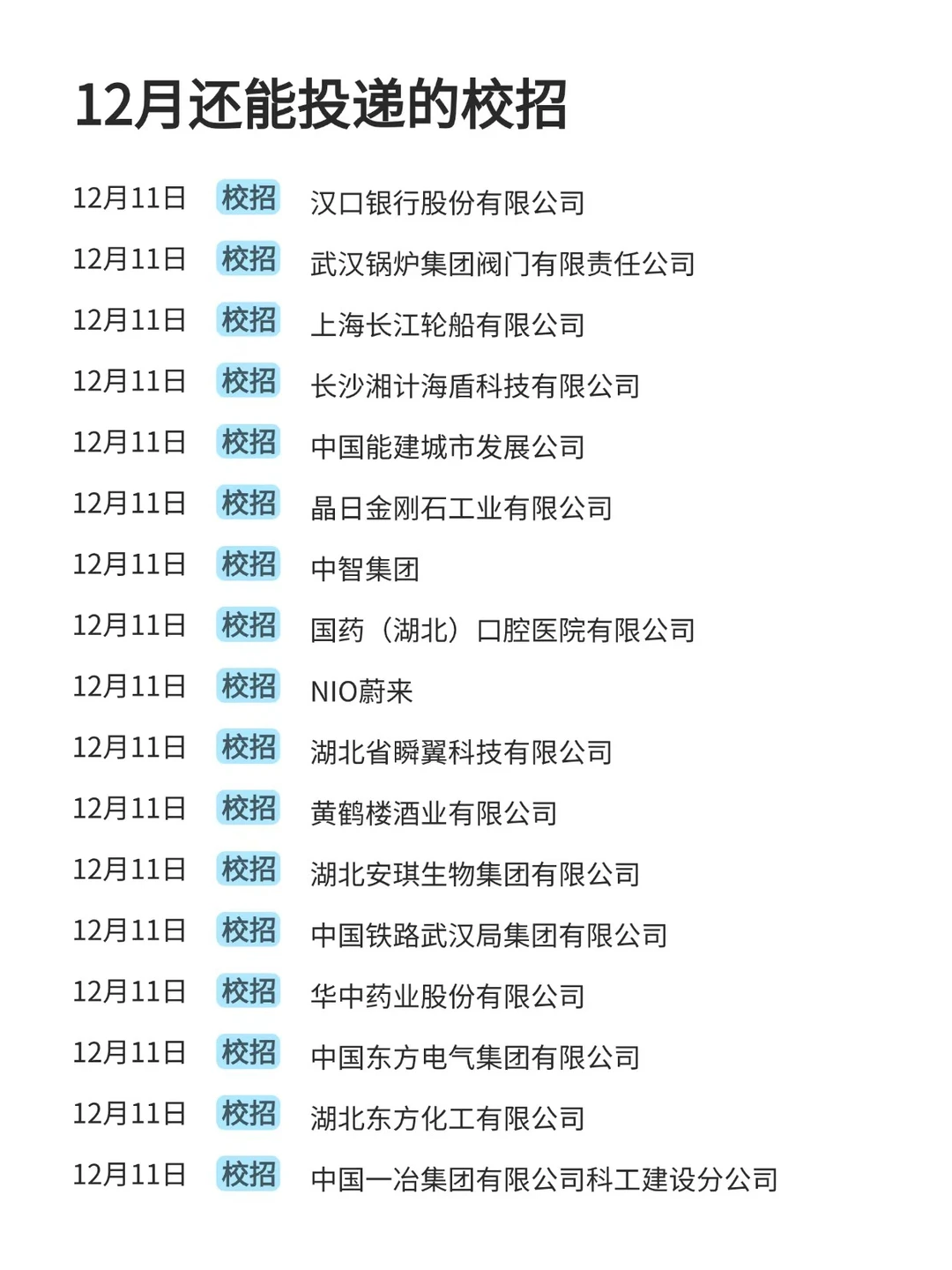 我心理委员呢 这湖北校招补录怎么开疯了