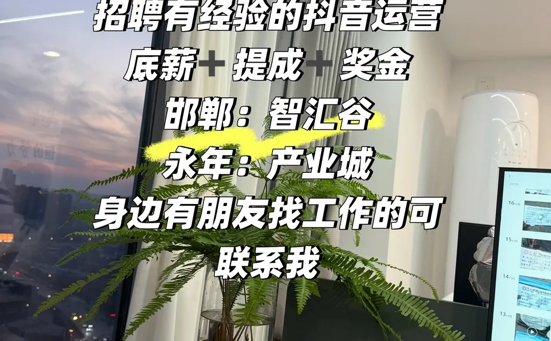 招聘有经验抖音运营