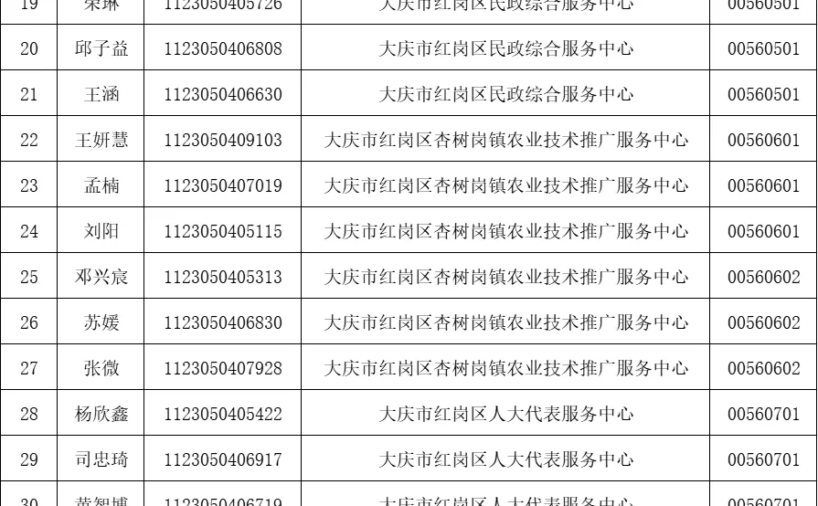 大庆市红岗区下半年事业单位资审时间已出
