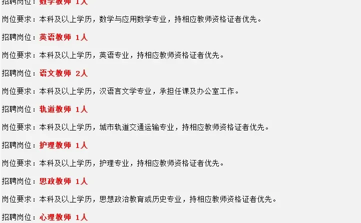 25甘肃省平凉市中大科技技工学校招聘20人