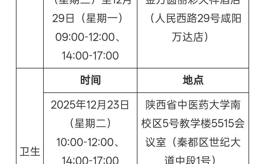 陕西事业单位招聘