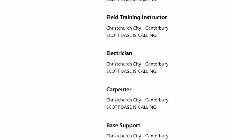 不想朝九晚五？！新西兰南极站正在疯狂招人！