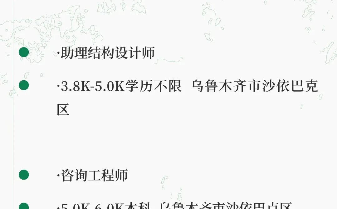 新疆大学建筑设计研究院招聘10余人