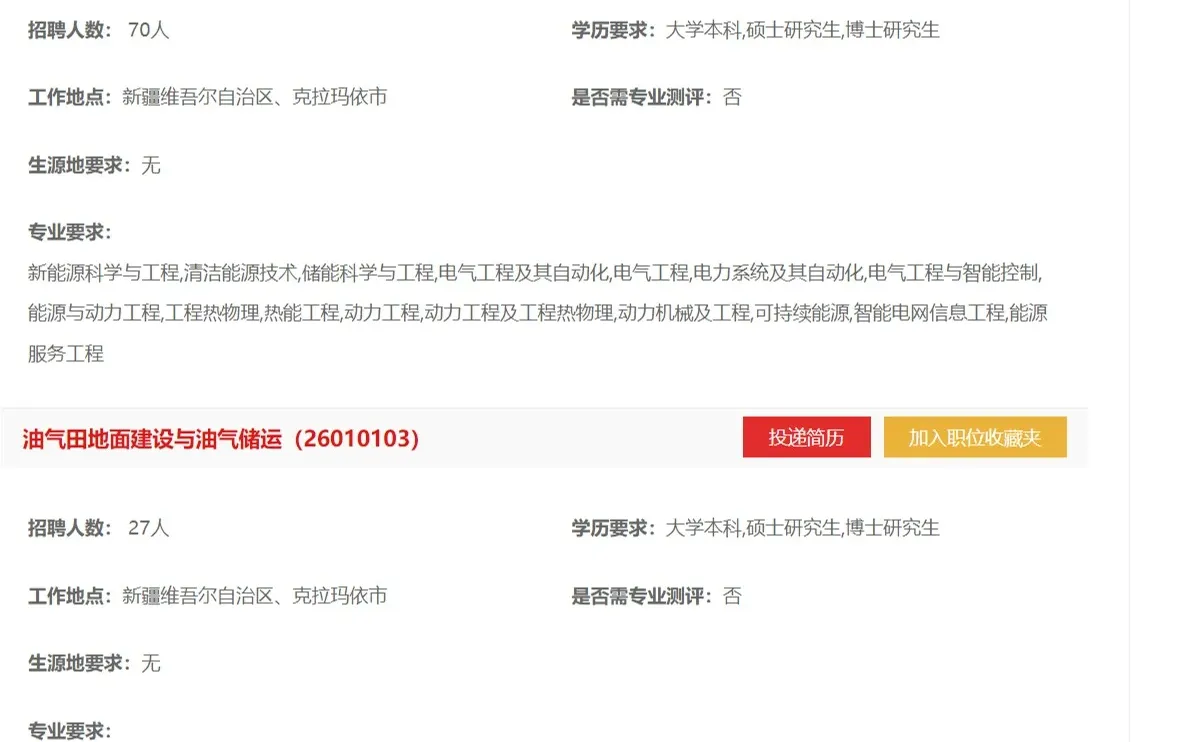 年薪12万！中国石油新疆分公司招360人！