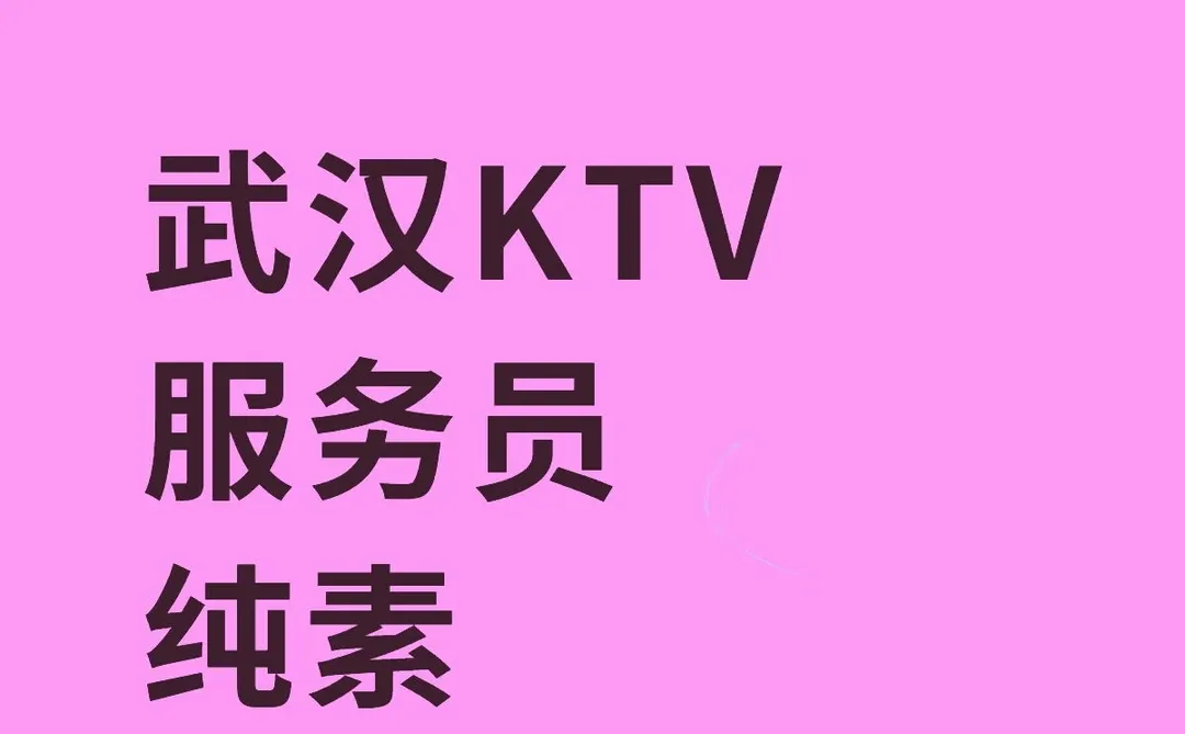 武汉KTV服务员纯素日结