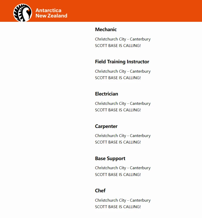 不想朝九晚五？！新西兰南极站正在疯狂招人！