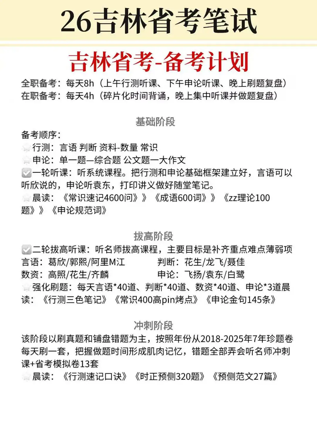 吉林省考其实很水的……