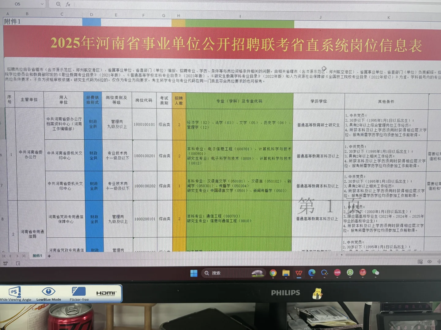25河南事业单位联考职位表（10793人）🔥
