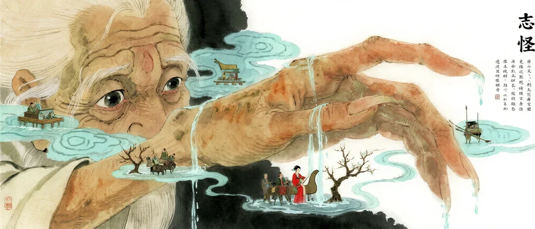 一些很有想法的聊斋构图AI实验，伟大！