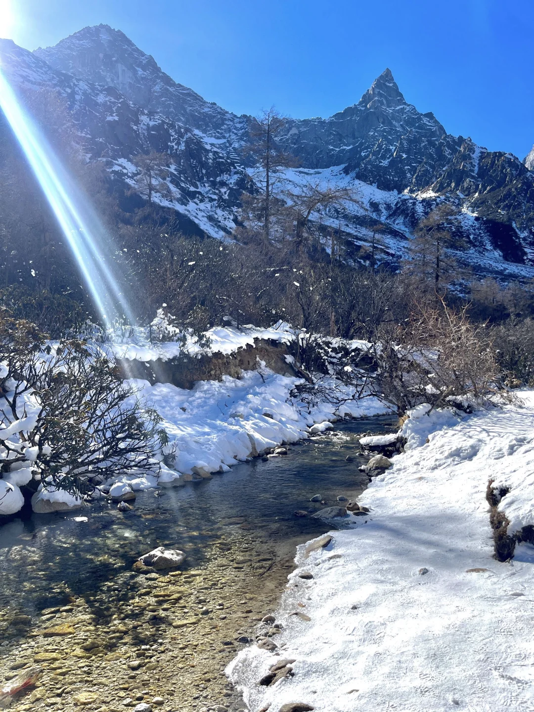 12.22📍毕棚沟现状，live实况直出，美疯了...