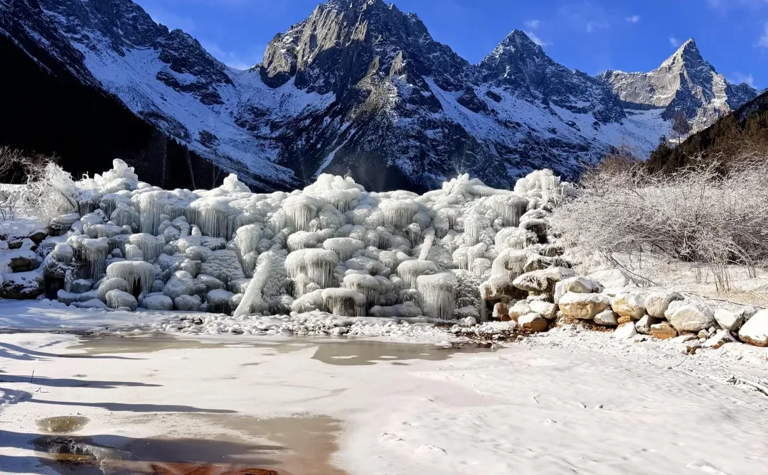12.22📍毕棚沟现状，live实况直出，美疯了...