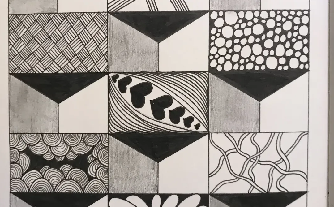 禅绕画控笔练习（带步骤图）28