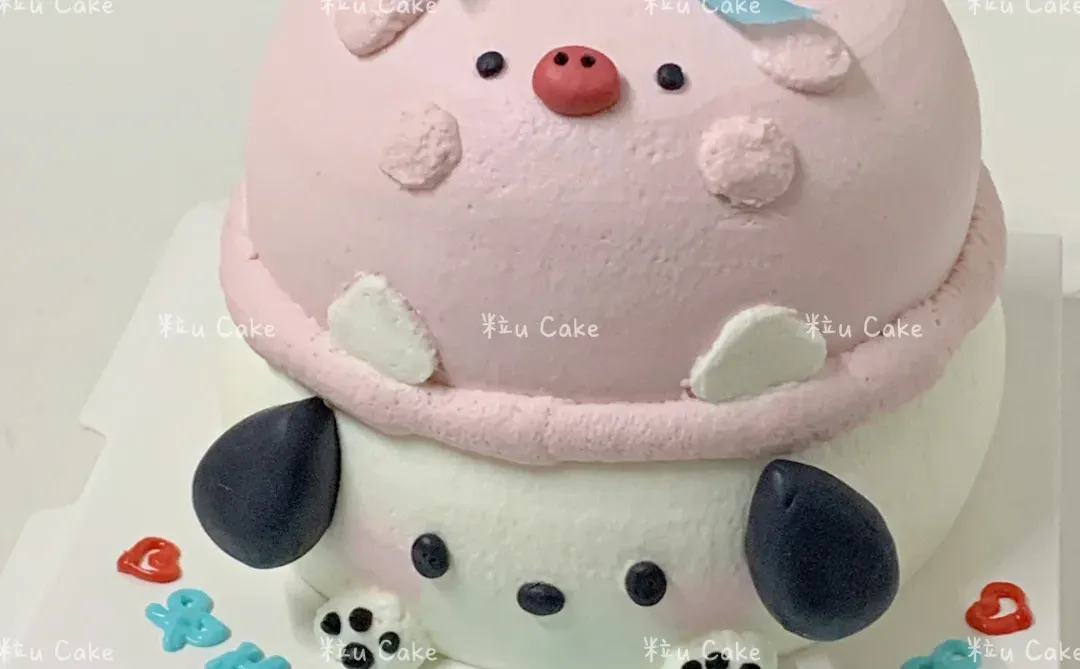 广州｜帕恰小狗猪猪蛋糕